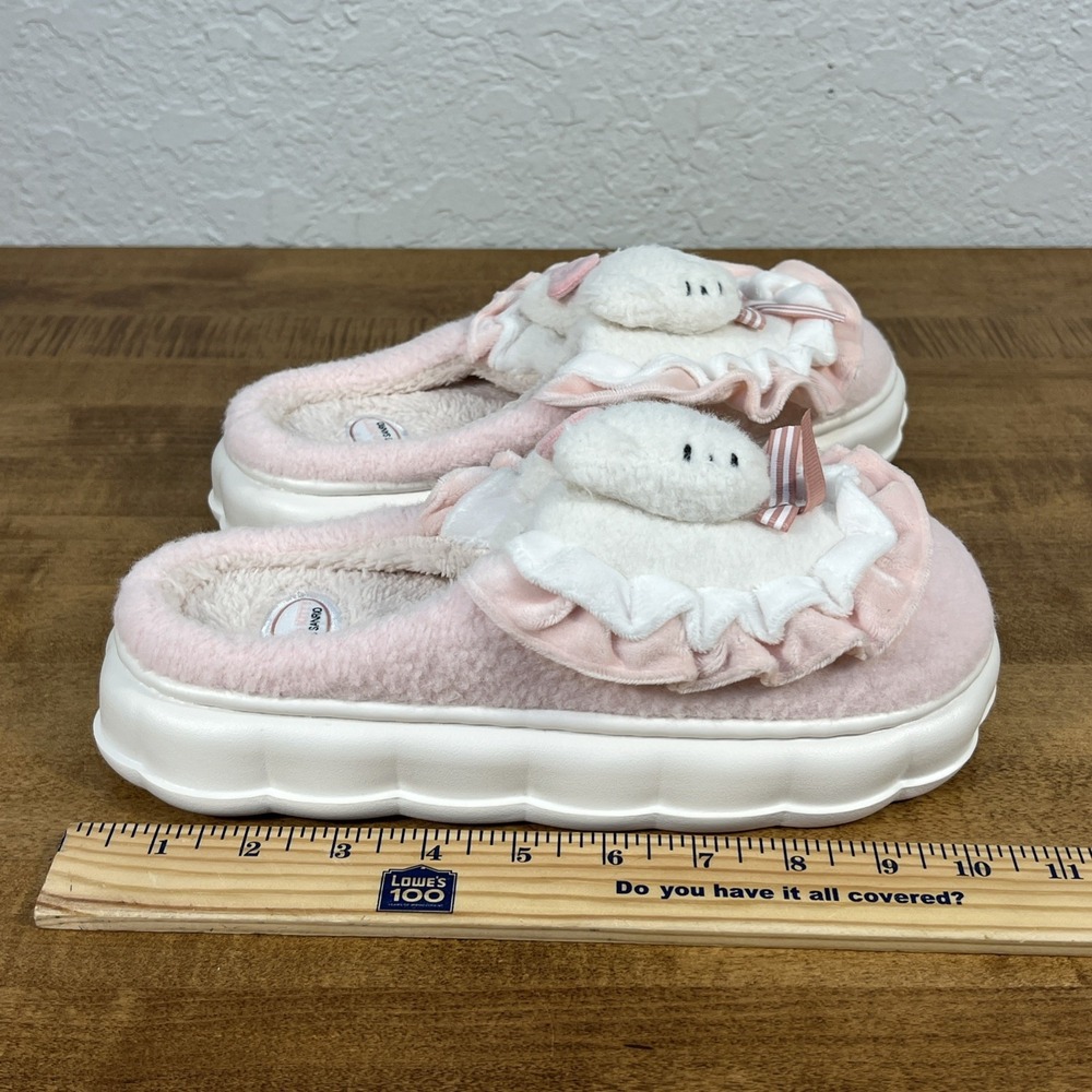 Sanrio HELLO KITTY Women's Plush Slippers Size 40-41 - Picture 15 of 16